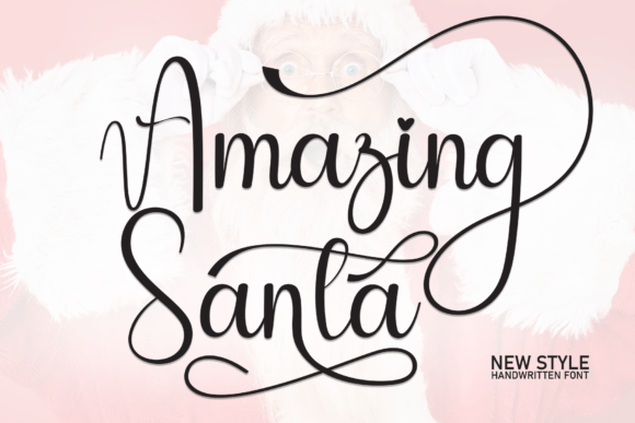 Amazing Santa: A Friendly Handwritten Font for Small Business Branding