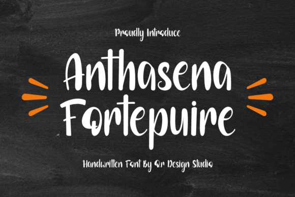Anthasena Fortepuire: A Sweet, Friendly Handwritten Font for Campaigns