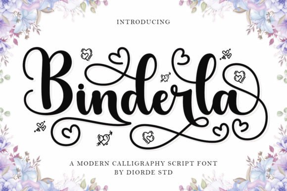 Binderla: An Elegant Handwritten Font for Editorial Design