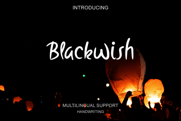 Blackwish: A Handwritten Font with Quiet Confidence
