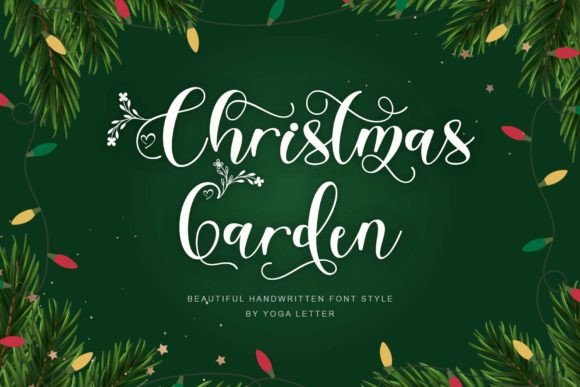 Christmas Garden: A Handwritten Font That Makes Your Brand Feel Warm & Welcoming