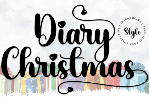 Diary Christmas: A Handwritten Font That Makes Your Brand Feel Thoughtful