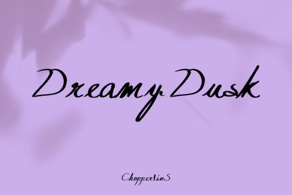 Dreamy Dusk: A Script Font That Makes Your Brand Feel Calm & Cohesive