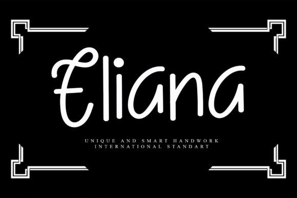 Eliana: A Refined Script Font for Thoughtful Branding