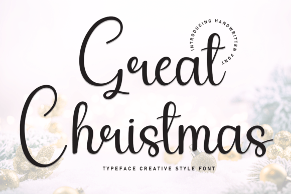 Great Christmas: A Friendly Handwritten Font for Warm Editorial Moments