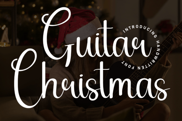 Guitar Christmas: A Friendly Handwritten Font for Warm Brand Identities
