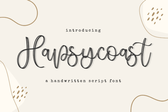 Hapsycoast: A Script Font That Feels Like a Thoughtful Handshake