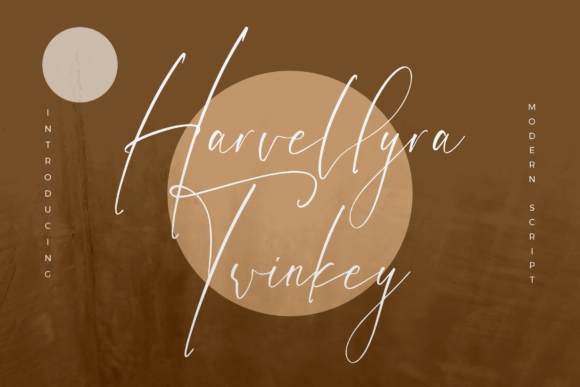 Harvellyra Twinkey: A Modern Script Font for Thoughtful Editorial Moments