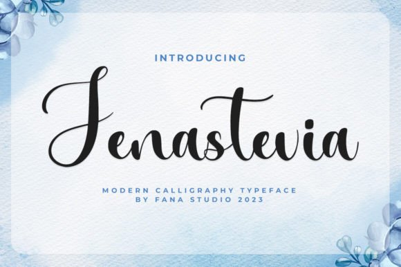 Jenastevia: A Script Font That Earns Its Place in Real Campaigns