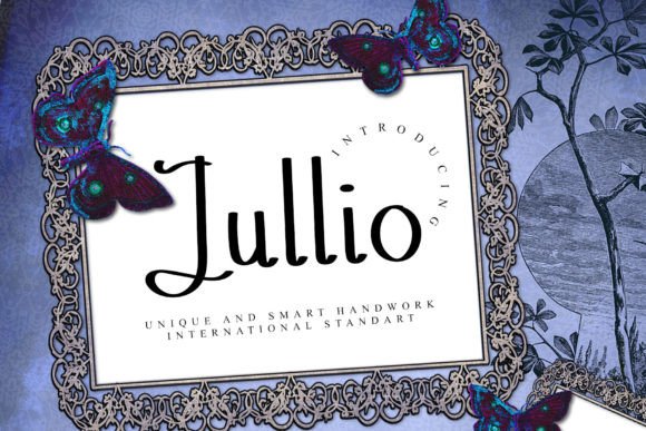 Jullio: A Refined Script Font for Digital Brand Moments