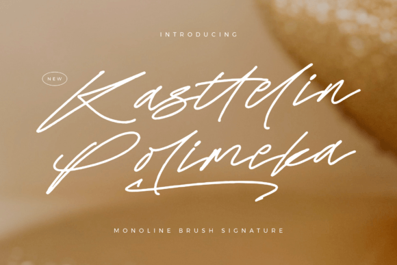 Kasttelin Polimeka: A Monoline Brush Script That Feels Handmade, Not Handwavy