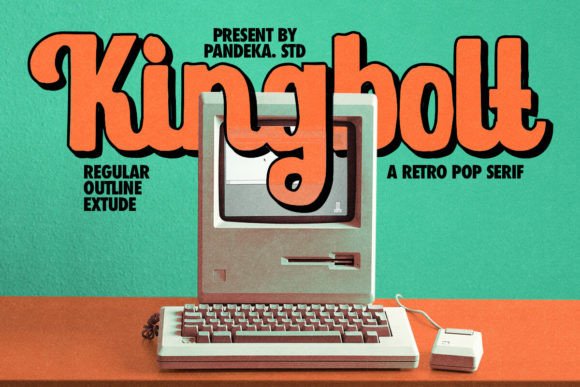 Kingbolt: A Retro Bold Font for Editorial Warmth