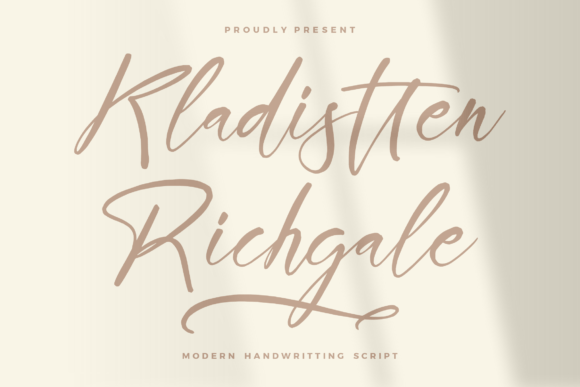 Kladistten Richgale: A Handwritten Font That Elevates Real Small Business Branding