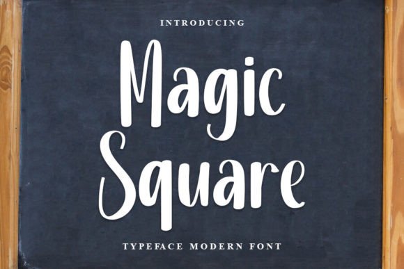 Magic Square: A Handwritten Font That Makes Your Campaign Stand Out
