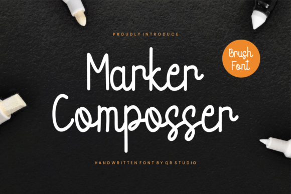 Marker Composser: A Bold, Authentic Display Font for Real Branding