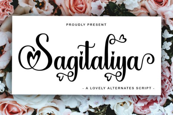 Sagitaliya Script Font for Handmade Creators