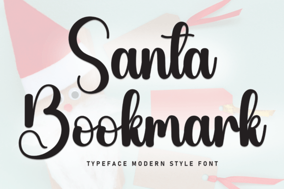 Santa Bookmark: A Friendly Handwritten Font for Campaign Warmth
