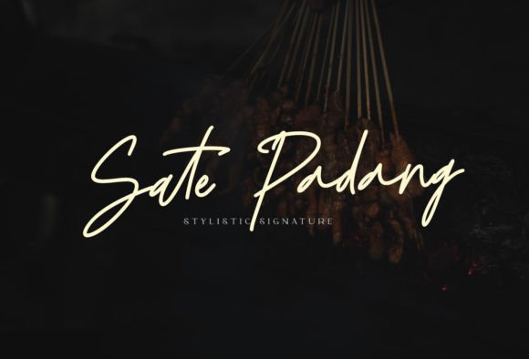 Sate Padang: A Handwritten Script Font That Elevates Digital Branding