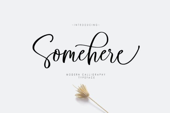 Somehere Script: A Refined Display Font for Editorial Design