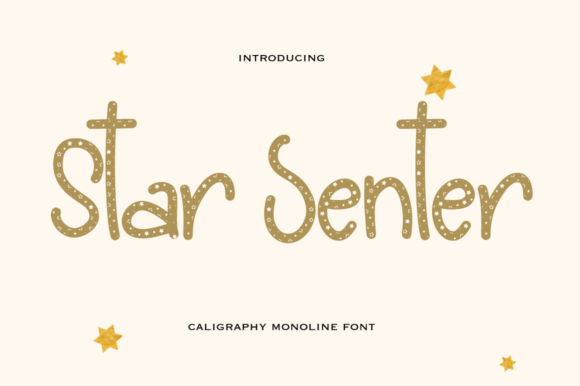 Star Senter: A Sweet, Simple Script Font for Handmade Charm