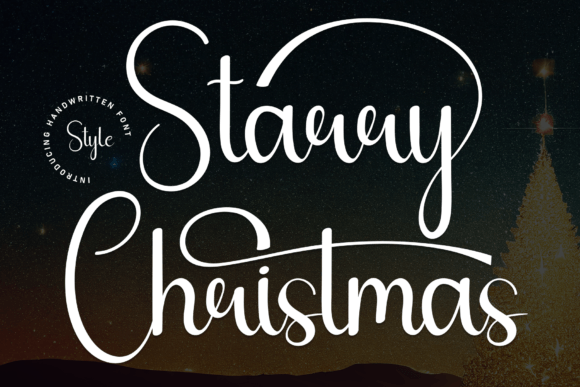 Starry Christmas: A Sweet Handwritten Display Font for Friendly Branding