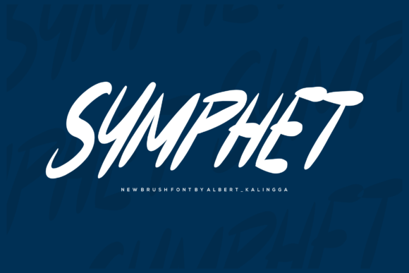 Symphet: A Bold Handwritten Font for Scroll-Stopping Campaigns
