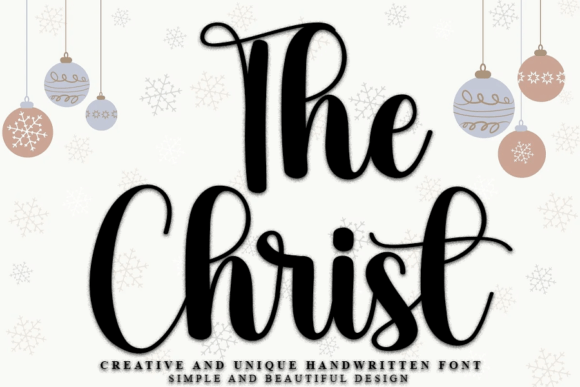 The Christ: A Modern Handwritten Font That Cuts Through the Feed